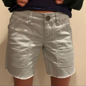 Light Gray Cargo Shorts